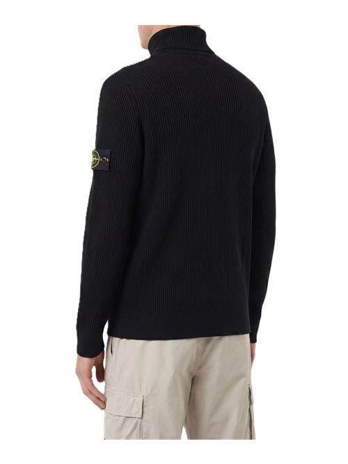 Stone Island roundneck pullover nero Stone Island | L2S15 5100052 S00C2V0029 BLACK